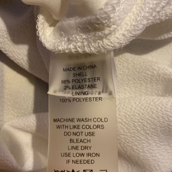 Vince Camuto Extra Small Longsleeve Blouse Slit Sleeves Drawstring Sheet Lining - Picture 6 of 6
